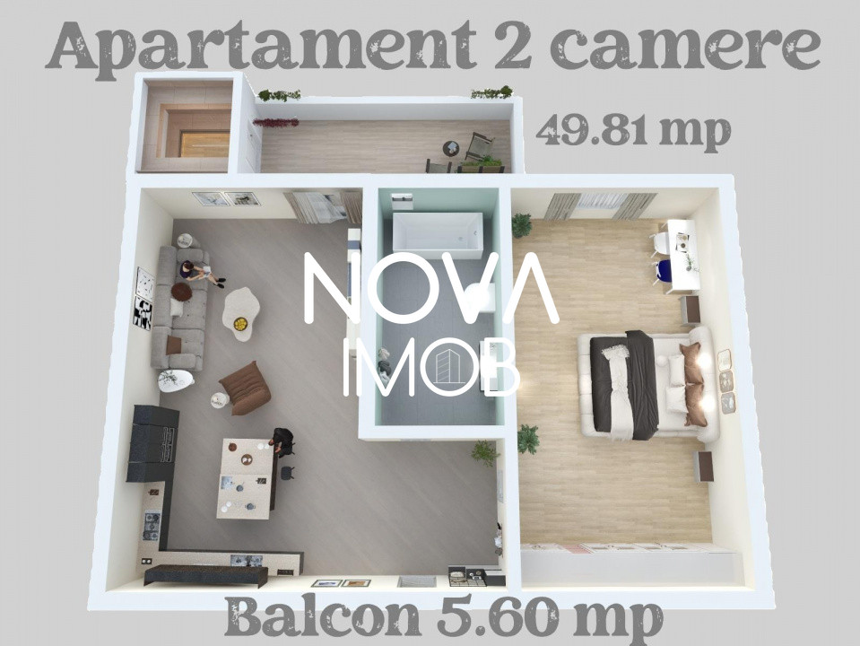 Apartamente 2 camere noi, la cheie - Lacul lui Binder