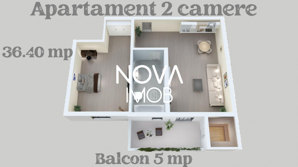 Apartamente 2 camere noi, la cheie - Lacul lui Binder