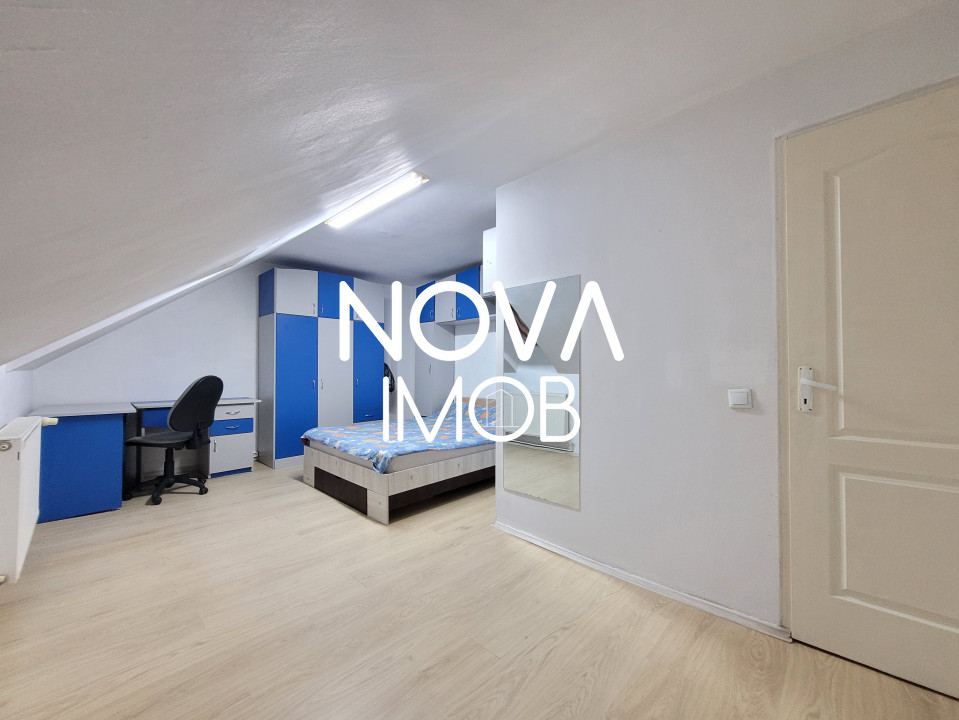 Apartament tip mansarda cu balcon, mobilat-utilat, Valea Aurie