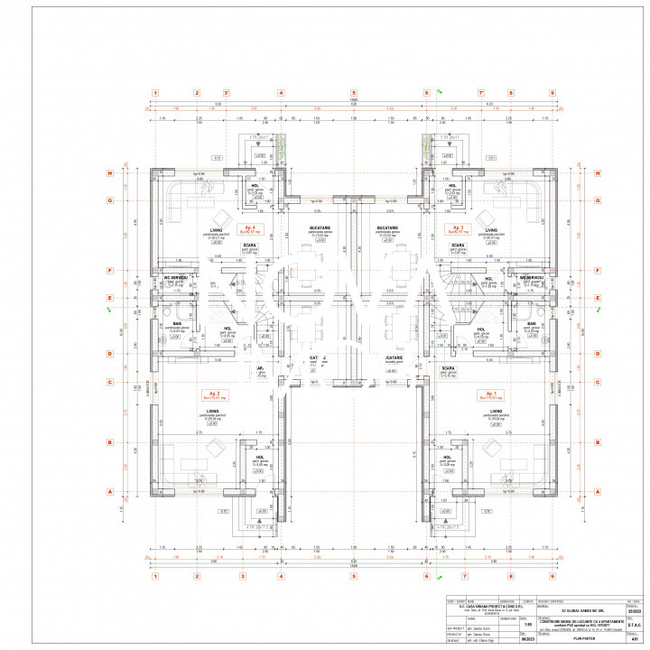 Casa - 3 camere, 170 mp - Cart. Arhitectilor
