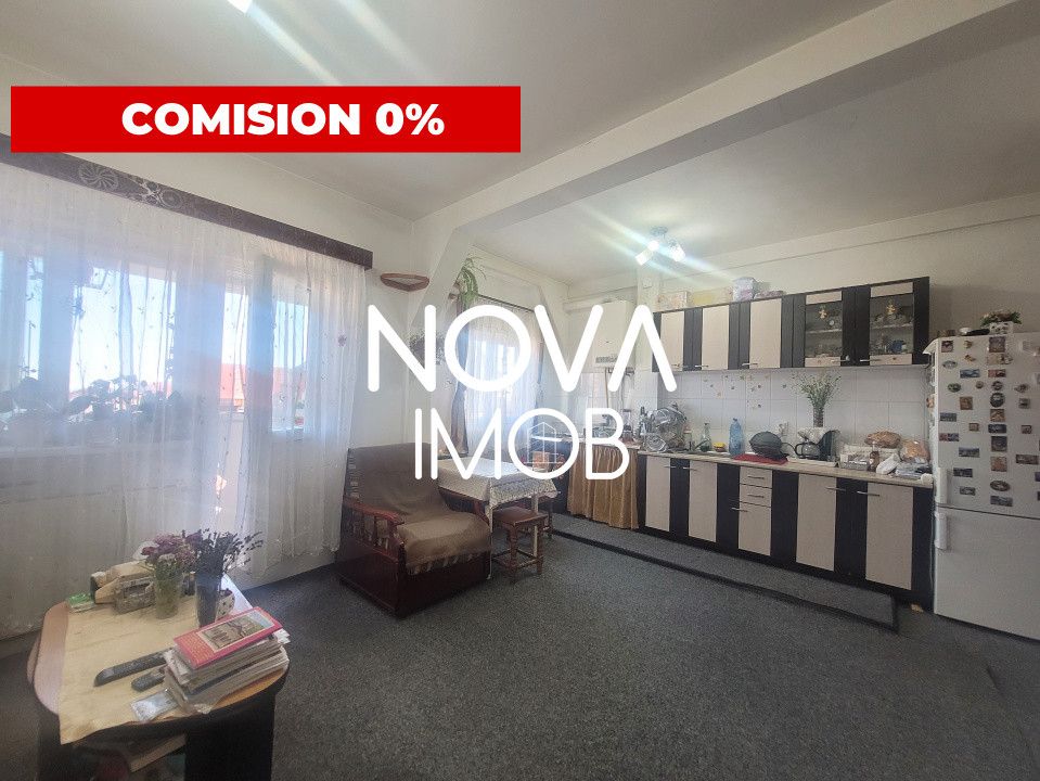 Apartament tip mansarda cu balcon, mobilat-utilat, Valea Aurie