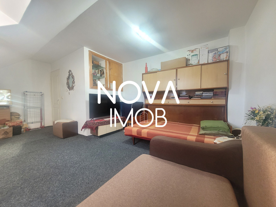 Apartament tip mansarda cu balcon, mobilat-utilat, Valea Aurie