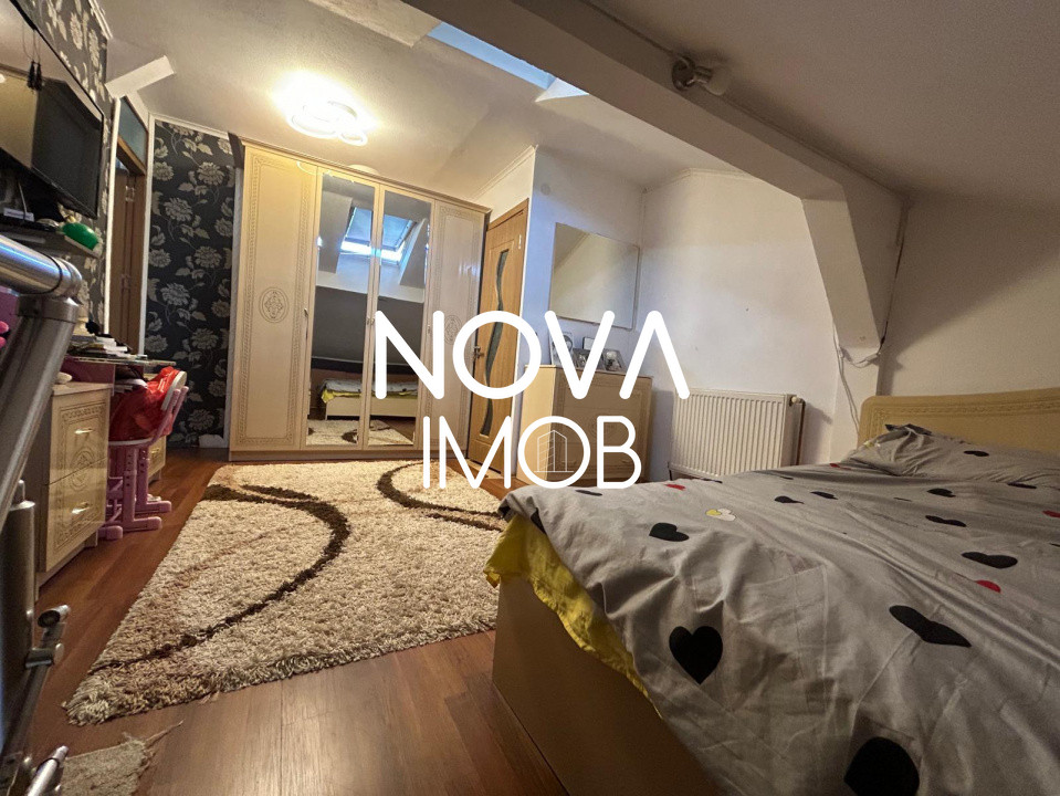 Apartament tip mansarda, 3 camere, mobilat si utilat