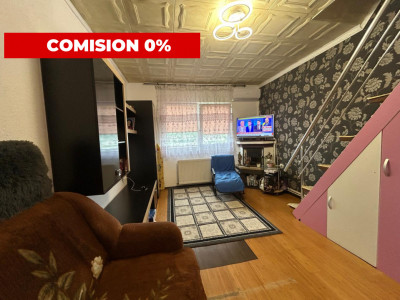 Apartament tip mansarda, 3 camere, mobilat si utilat