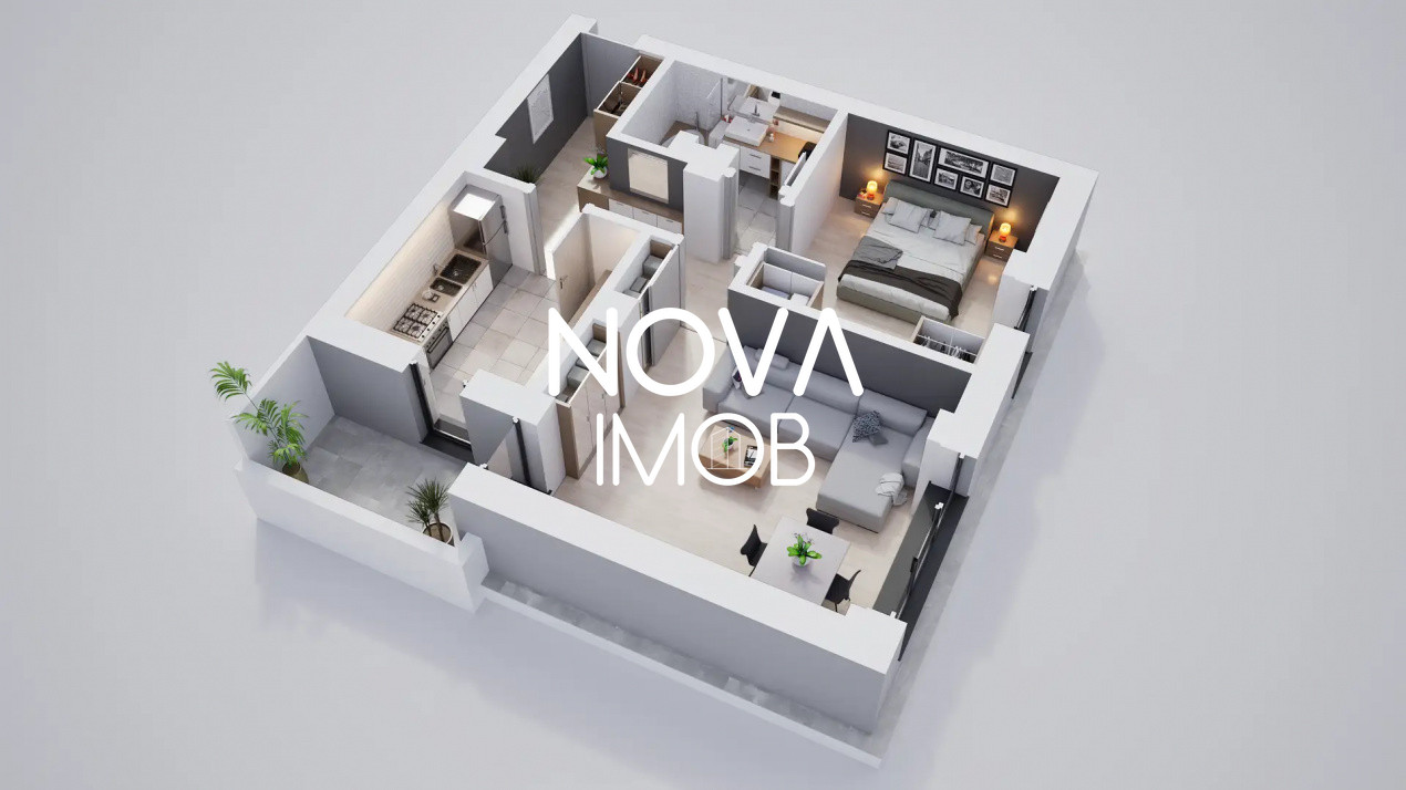 Apartament 2 camere, decomandat, ansamblu nou Calea Surii Mici