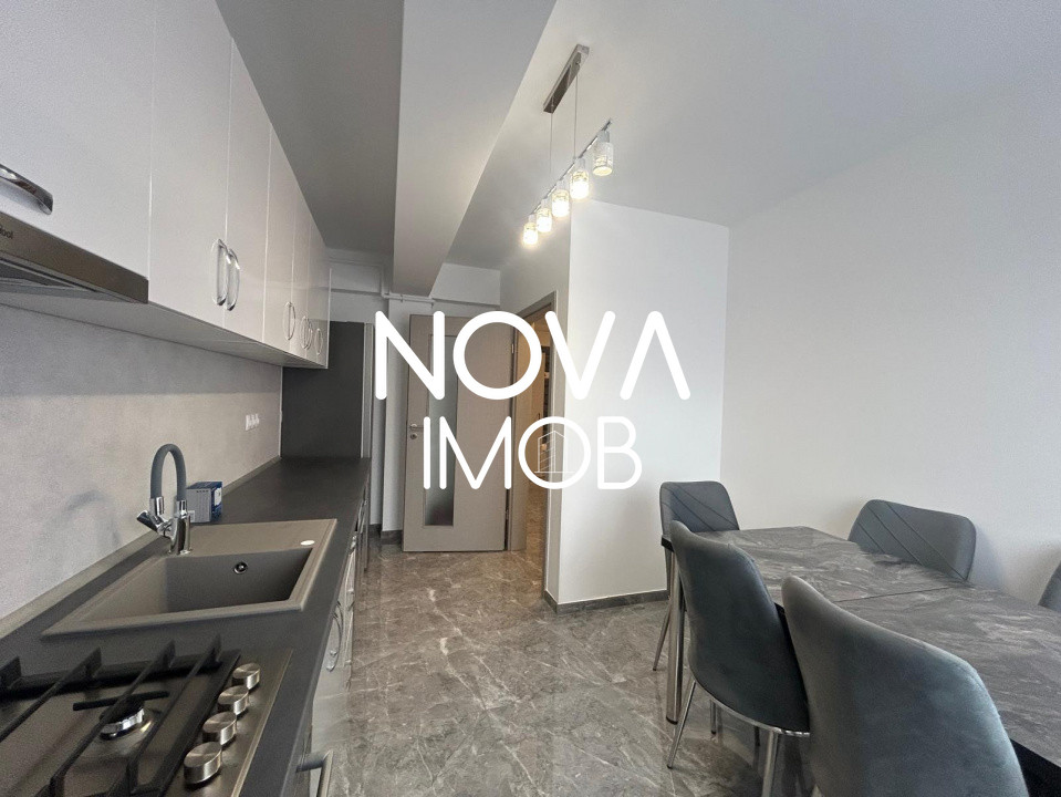 Apartament 3 camere mobilat utilat modern, zona Turnisor - prima inchiriere