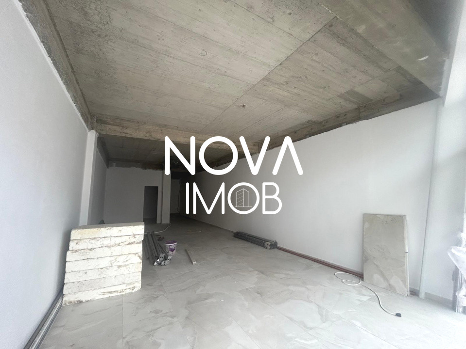 Spatiu comercial Selimbar 120 mp - vitrina la strada - zona Brana