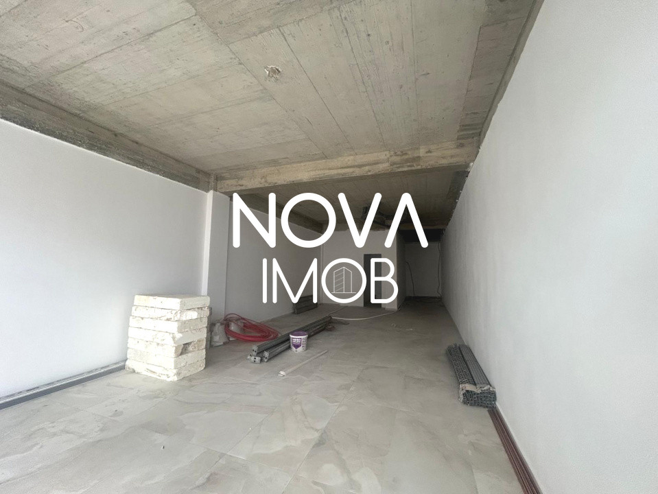 Spatiu comercial de inchiriat 120 mp - vitrina la strada - Selimbar, zona Brana