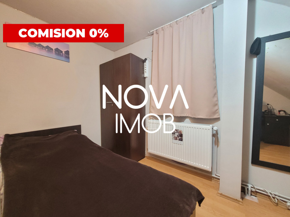 Apartament tip mansarda cu balcon, mobilat-utilat, Valea Aurie