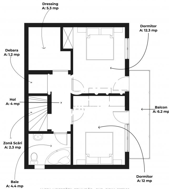 Casa tip quadruplex, Aleea Libertatii, Selimbar